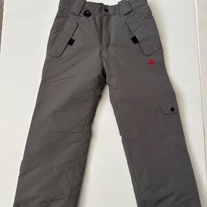 Turbine Boys Rodeo Ski Pants Gray, Sz Small (6-8)